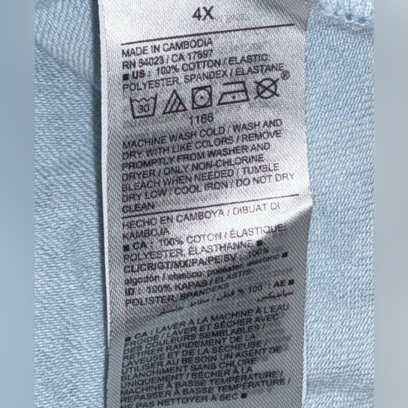 Old Navy Light Blue Ruffle Sleeveless Top (NWOT) - Picture 9 of 9